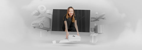 First aid refill supplies featuring rolls of orange padded aluminum splints and black self-adherent cohesive bandages for emergency trauma care.