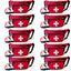 Lifeguard Fanny Pack With Whistle Lanyard - Baywatch Style Hip Pack, Adjustable Strap 10-Pack Lifeguard Kits