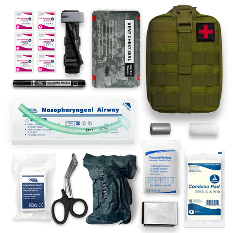 Emergency Tactical Medical Kit – Compact First Aid Trauma Kit
