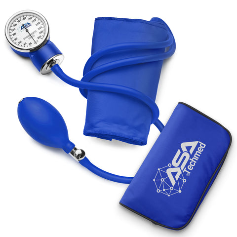 Manual Blood Pressure Monitor - Aneroid Sphygmomanometer Blood Pressure Cuff arm for Nurses Universal Royal Blue Aneroid Sphygmomanometer / Manual Blood Pressure Monitor