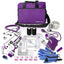 Physical Therapy Home Health Aide Kit with Home Multi Compartment Bag Purple Physical Therapy kits
