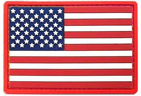 4 Pack US USA Flag Patch Emblem United States of America Military Army Tactical Morale Patch for Hats Backpacks Caps Jackets + More - ASA TECHMED