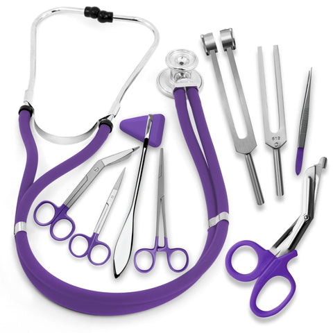 9 - Piece Medical Diagnostic Kit - Nursing Student Starter Set - ASA TECHMED