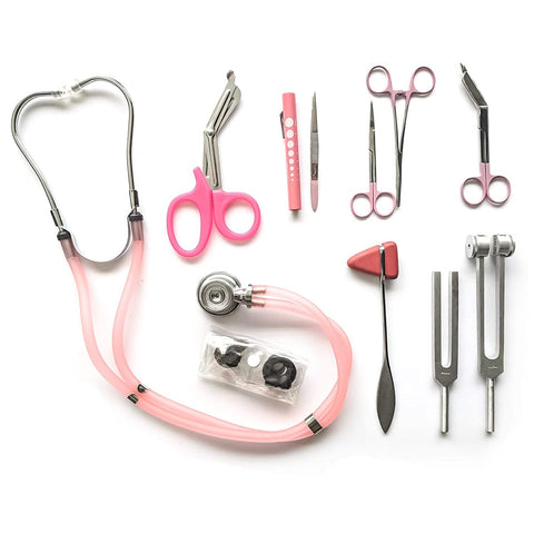9 - Piece Medical Diagnostic Nurse Kit - Assorted Colors - ASA TECHMED