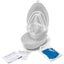 CPR Rescue Mask, Adult/Child Pocket Resuscitator in Hard Case with Wrist Strap, Gloves, and Wipes White 1-Pack CPR Masks