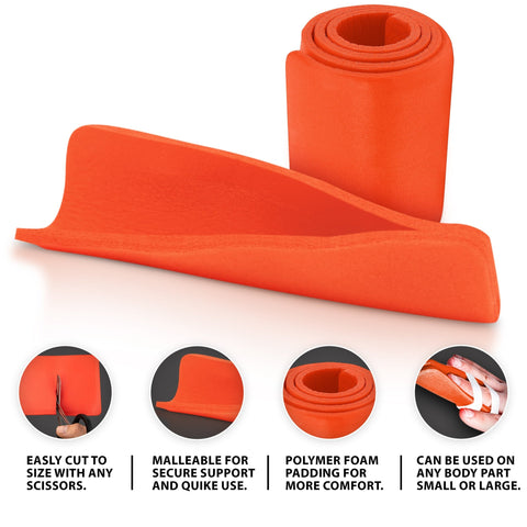 ASA TECHMED 36" Universal Roll Aluminum Splint - Ultimate Flexibility & Support for Injuries - ASA TECHMED