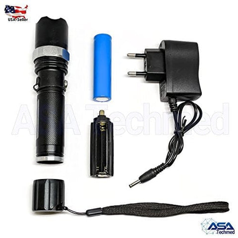 5000 Lumen Rechargeable LED Flashlight - Tactical Zoom Torch