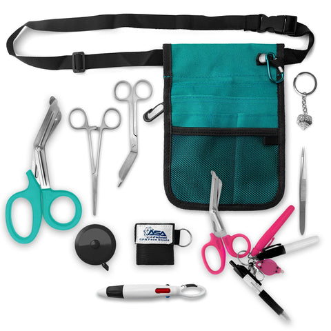 ASA Techmed Nurse Fanny Pack with Multiple Pockets – Medical Waist Pouch Tool Belt for Women & Men – Utility Kit for Nursing Supplies - ASA TECHMED
