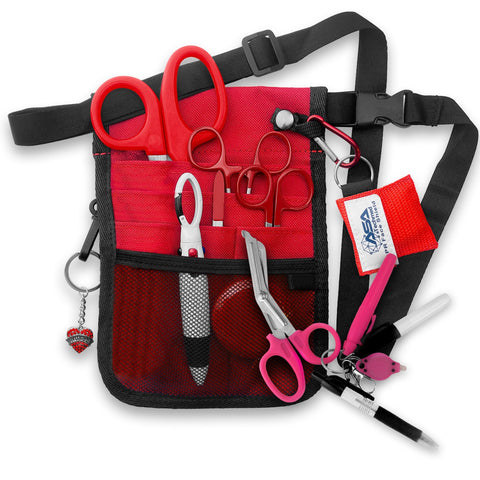 ASA Techmed Nurse Fanny Pack with Multiple Pockets – Medical Waist Pouch Tool Belt for Women & Men – Utility Kit for Nursing Supplies - ASA TECHMED
