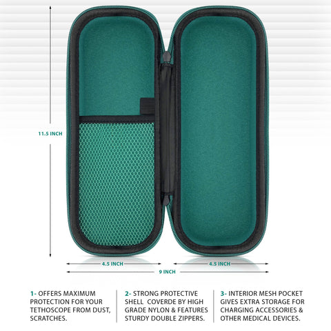 ASA TECHMED Professional Dual - Head Sprague Rappaport Stethoscope with Premium Storage Case - ASA TECHMED