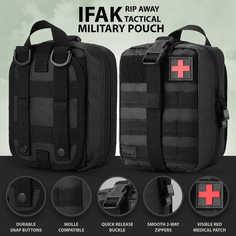 Bleeding Control First Aid Kit – MOLLE Trauma Pack with Tourniquet & Chest Seal - ASA TECHMED