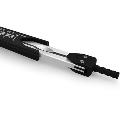 Deluxe Brass ECG/EKG Calipers with Protective Ruler Cover - ASA TECHMED