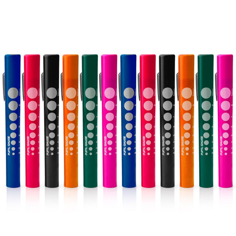 Disposable & Reusable Penlights with Pupil Gauge – Warm Light - ASA TECHMED