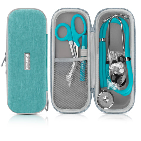 Dual Head Stethoscope Kit with Case, Shears + Penlight - ASA TECHMED