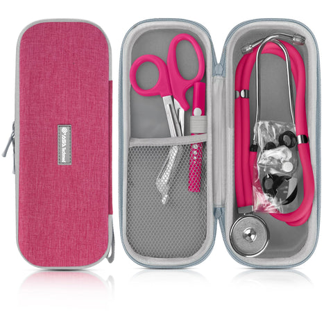 Dual Head Stethoscope Kit with Case, Shears + Penlight - ASA TECHMED