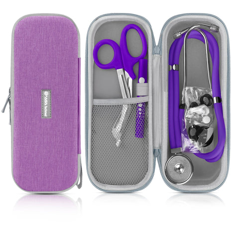 Dual Head Stethoscope Kit with Case, Shears + Penlight - ASA TECHMED