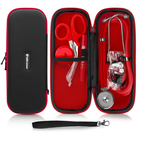Dual Head Stethoscope Kit with Case, Shears, Penlight & Tape - ASA TECHMED