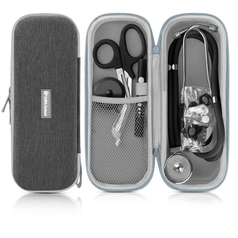Dual Head Stethoscope Kit with Case, Shears, Penlight & Tape - ASA TECHMED