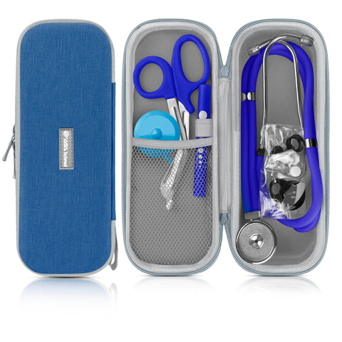 Dual Head Stethoscope Kit with Case, Shears, Penlight & Tape - ASA TECHMED