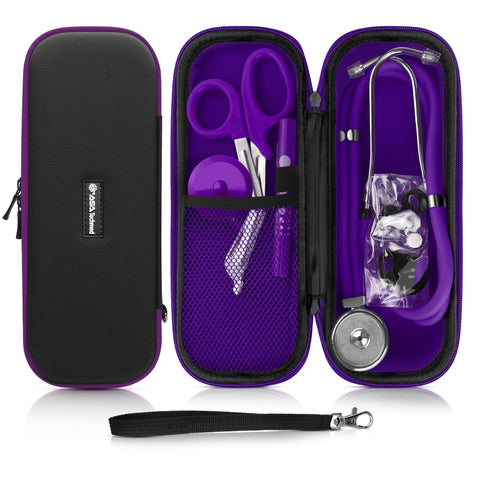Dual Head Stethoscope Kit with Case, Shears, Penlight & Tape - ASA TECHMED
