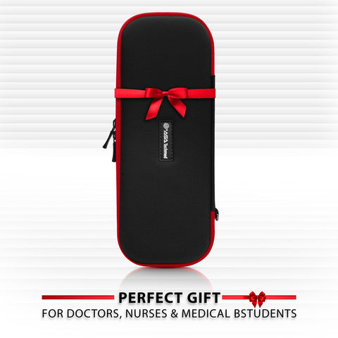 Dual Head Stethoscope Kit with Case, Shears, Penlight & Tape - ASA TECHMED
