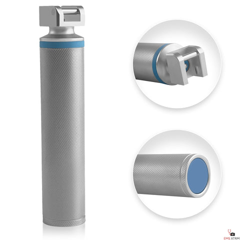 EMS XTRM Miller Fiberoptic Laryngoscope - Medical Set with Handle, Blade and Case - ASA TECHMED