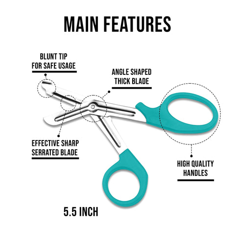 EMT Trauma Shears / Nurse Scissors, 7.5" - Assorted Colors - ASA TECHMED