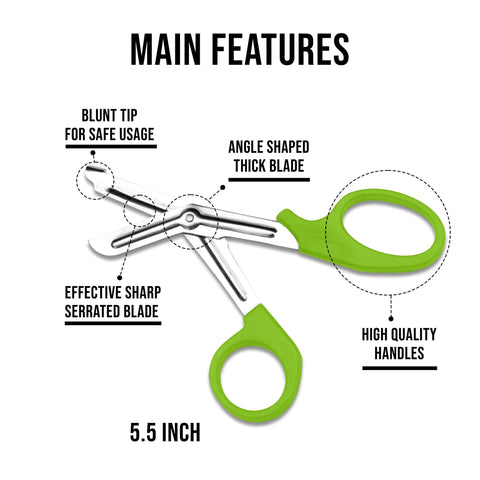 EMT Trauma Shears / Nurse Scissors, 7.5" - Assorted Colors - ASA TECHMED
