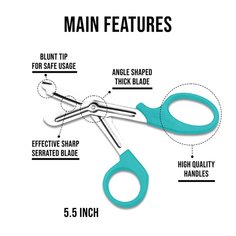 EMT Trauma Shears / Nurse Scissors, 7.5" - Assorted Colors - ASA TECHMED