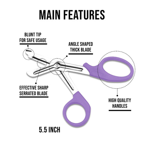 EMT Trauma Shears / Nurse Scissors, 7.5" - Assorted Colors - ASA TECHMED