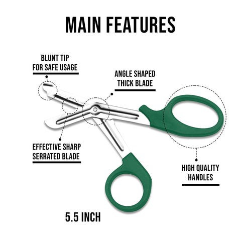 EMT Trauma Shears / Nurse Scissors, 7.5" - Assorted Colors - ASA TECHMED