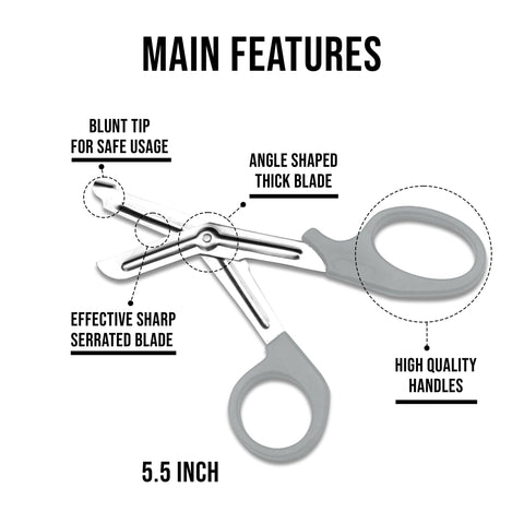 EMT Trauma Shears / Nurse Scissors, 7.5" - Assorted Colors - ASA TECHMED