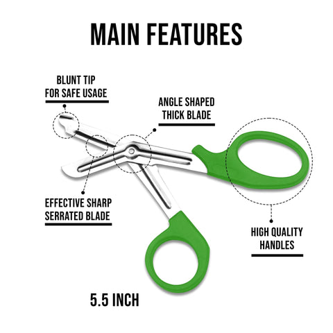 EMT Trauma Shears / Nurse Scissors, 7.5" - Assorted Colors - ASA TECHMED
