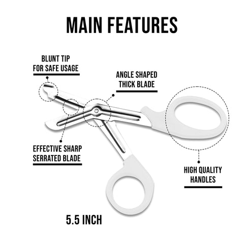 EMT Trauma Shears / Nurse Scissors, 7.5" - Assorted Colors - ASA TECHMED