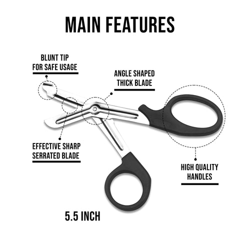 EMT Trauma Shears / Nurse Scissors, 7.5" - Assorted Colors - ASA TECHMED