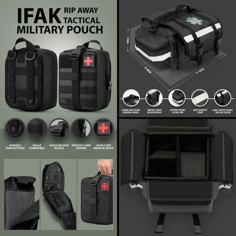 EMTs First Responder Trauma Medical Bag Kit | ASA Techmed - ASA TECHMED