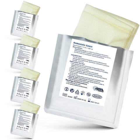 Hemostatic Gauze for Bleed Control – 7.5 x 180cm & 7.5 x 300cm - ASA TECHMED