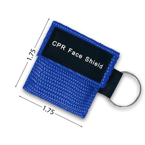 Keychain CPR Face Shield Mask with One - Way Valve (100 - Pack) - ASA TECHMED