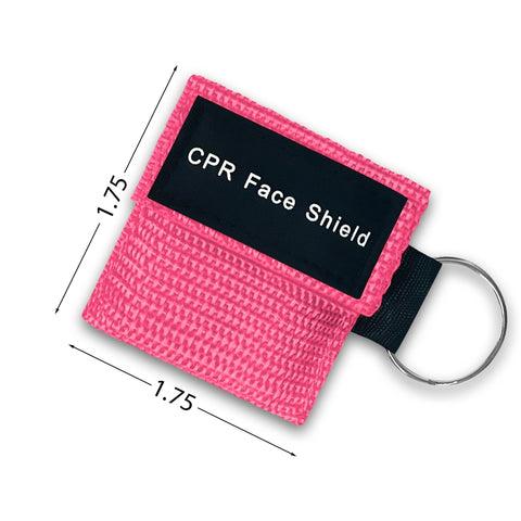 Keychain CPR Face Shield Mask with One - Way Valve (100 - Pack) - ASA TECHMED