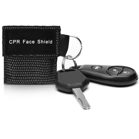 Keychain CPR Face Shield Mask with One - Way Valve (100 - Pack) - ASA TECHMED