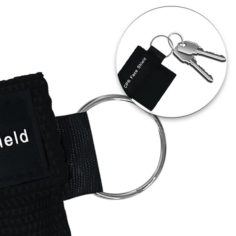 Keychain CPR Face Shield Mask with One - Way Valve - ASA TECHMED