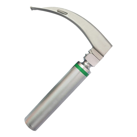 Macintosh Fiberoptic Laryngoscope Set - 4 Curved Blades & Handle - ASA TECHMED