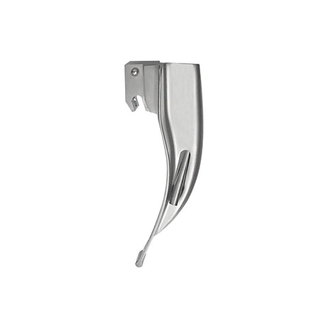 Macintosh Fiberoptic Laryngoscope Set - 4 Curved Blades & Handle - ASA TECHMED