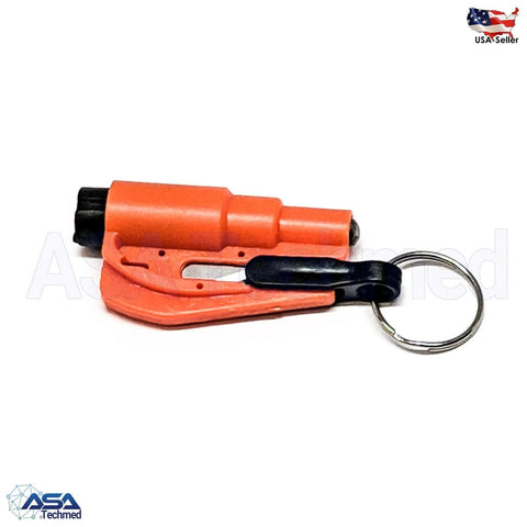Mini Safety Hammer Seat Belt Cutter Car Window Breaking Emergency Escape Tool - ASA TECHMED