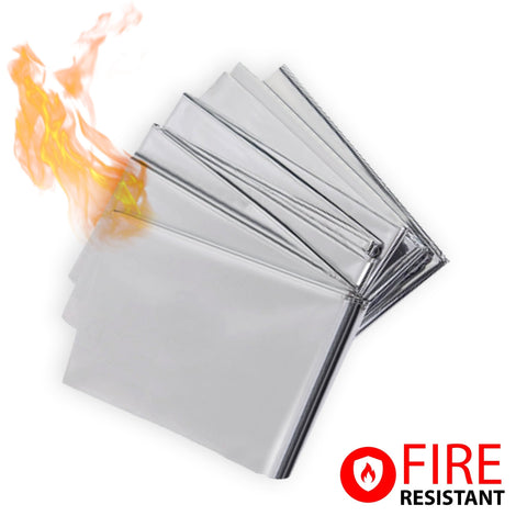 Mylar Emergency Thermal Blanket – Survival Space Blanket for Outdoors, Camping, First Aid & Disaster Kits - ASA TECHMED