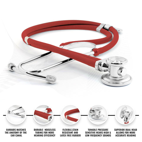 Nurse EMT Starter Pack Stethoscope, Blood Pressure Monitor and Trauma 7.5" EMT Shear - ASA TECHMED