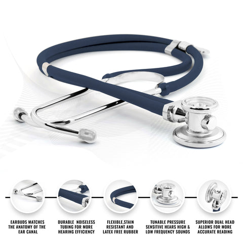 Nurse EMT Starter Pack Stethoscope, Blood Pressure Monitor and Trauma 7.5" EMT Shear - ASA TECHMED