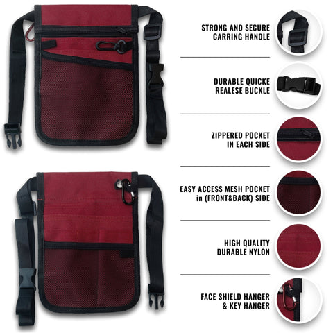 Nurse Organizer Belt Hip Bag Pouch Medical Organizer for Nurses - ASA TECHMED