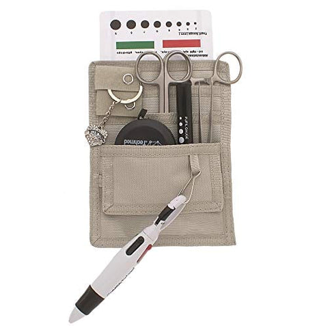 Nurse Organizer Pouch with Stainless Steel & Black Instruments - Assorted Colors - ASA TECHMED