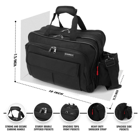 Nurse Travel Bag with Supplies – Durable Medical Tote for Nurses - ASA TECHMED